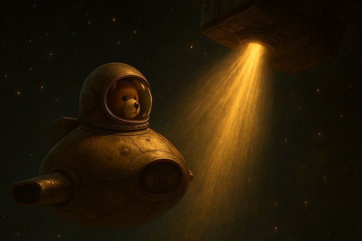 Iron Bear on his Spaceship